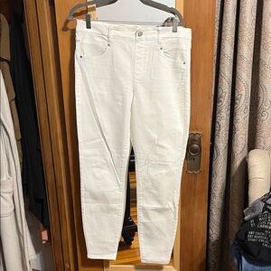 Liverpool Women's Cream Ankle Jeans